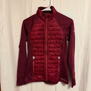 Eddie Bauer Women's Deep Red Puffer Jacket